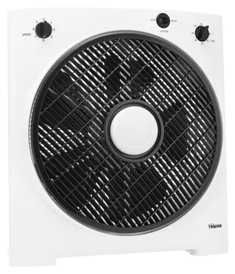 Produktbild von Tristar VE-5858 Ventilator, Haushalts-Lamellenlüfter, Schwarz, Weiß, Flur, Kunststoff, 59,16 dB, 1 m³