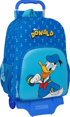 Image de Safta Donald Sac à dos à roulettes pour enfants bleu bleu One Size