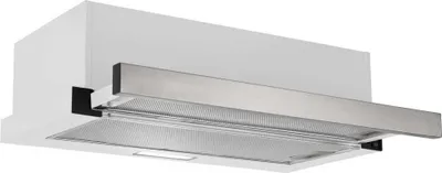 Produktbild von Focus Treviso 60 Edelstahl Flachschirmhaube Dunstabzugshaube 60 cm ausziehbar Integrierte Abzugshaube