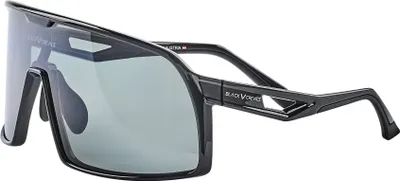 Produktbild von Aktueller ProdukttitelBLACK CREVICE Damen & Herren Sportbrille | 100% UV-Schutz - Cat. 3 | Schwarz/Smoke