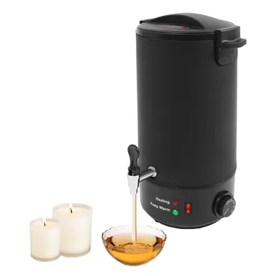 Zdjęcie produktu dla 10L Duży komercyjny tygiel do topienia wosku 30-100°C regulowany tygiel do topienia wosku do produkcji świec i mydła