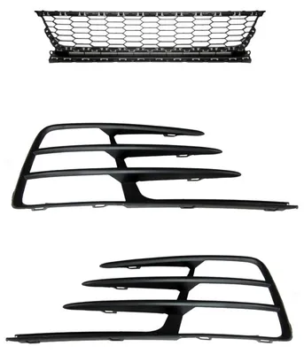 Produktbild von SET Lüftungsgitter GRILL GITTER Stoßstange vorne Für VW SCIROCCO 2014 + 10.2017