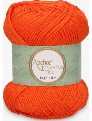 Productafbeelding van Anchor Creativa Fino – 100% katoengaren voor haken en breien (kleur 00189)