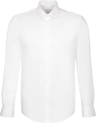 Produktbild von Seidensticker BUSINESS Herren Hemd Langarm Kent Slim-Fit Weiß 44