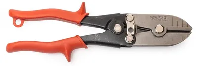 Productafbeelding van Pijpenkrimper - Gootkrimper Leidingkrimper - Leidingen Verbinden - Vijfbladige Krimp - 247 mm - Grijs