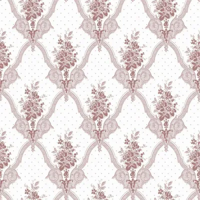 Produktbild von Duro Tapete Blumen Terrakotta - 661187 - 53 cm x 10.05 m