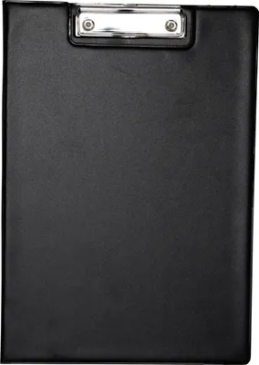 Produktbild von MAUL Schreibmappe A4 Hochformat Karton Folie schwarz