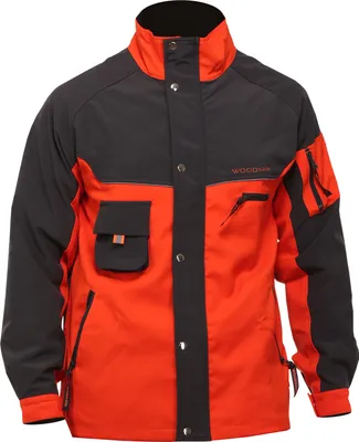 Produktbild von WOODSafe® Waldarbeiterjacke, orange/grau, Größe 50-52