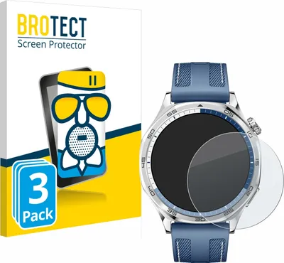Produktbild von 3x BROTECT Entspiegelungs Schutzglas für Huawei Watch GT 5 / GT 5 Pro (46 mm) Schutzfolie Panzer Folie Glas Display Schutz matt