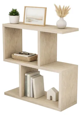 Produktbild von Tarzo - Couchtisch, 45x17x51h cm, Weiß Marmor, 2 Fächer