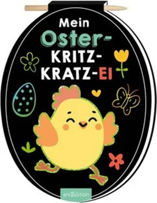 Produktbild von Mein Oster-Kritzkratz-Ei: Kreativer Kratzelspaß mit Holzstift