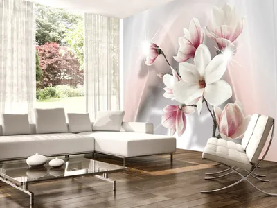 Produktbild von Vlies Fototapete Blumen 350x256 cm Tapeten Wandtapete XXL Blumen b-A-0201-a-b