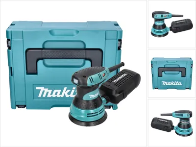 Immagine prodotto di Makita BO 5031 J Levigatrice eccentrica 300 watt 125 mm + Makpac