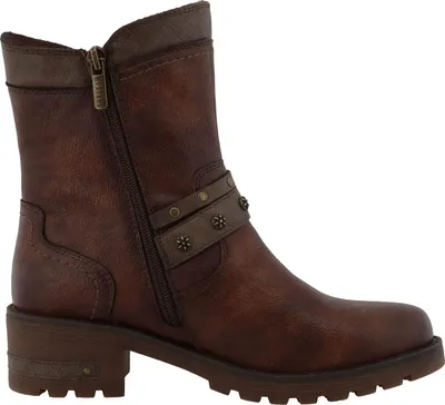Immagine prodotto di Stivaletti da donna Mustang, modello Tex, foderati, color marrone, codice prodotto 15M0082002-brown