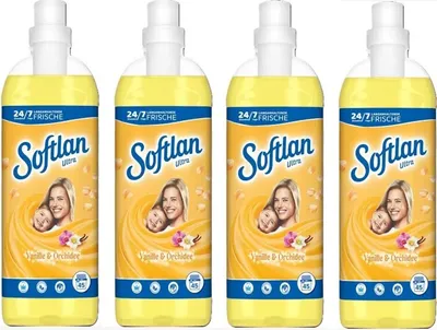 Produktbild von Softlan Weichspüler Vanille&Orchidee 4 x 1L für unwiderstehlich weiche Wäsche