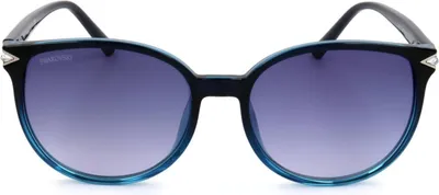 Image de Lunettes de soleil pour femme Swarovski SK0191 Shiny blue 55/17/140