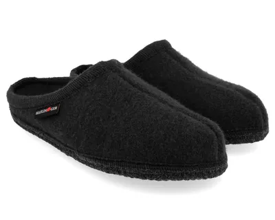 Produktbild von Haflinger Walktoffel Alaska Schwarz Größe EU 46 Normal