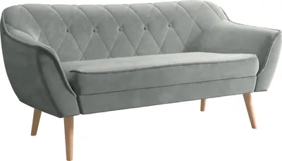 Produktbild von MIRJAN24 Sofa Skand 2, Polstersofa mit Wellenfeder, Holzfüße, Wohnzimmer Kollektion (Farbe: Kronos 53)