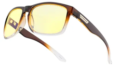 Produktbild von Gunnar Optiks Intercept, Uni, Rechteck, Schwarz, Weiß, Polycarbonat (PC), Gelb, 5,8 cm