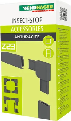 Produktbild von Insektenschutz Windhager PLUS Eckverbinder anthrazit