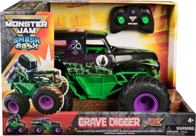 Obrázok produktu pre Monster Jam Master - Wreck & Repair Grave Digger, Monster truck, 4 rok / roky, Plast, Čierna, Zelená