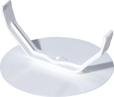 Obrázok produktu pre Pružinový zásuvný kryt pre krabice na zapustenú montáž s rozstupom skrutiek 60 mm biely