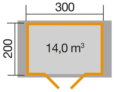 Produktbild von weka Gartenhaus 112 Gr. 4