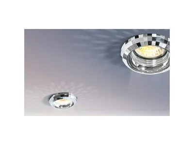 Produktbild von Cloe Einbaustrahler Chrom Ø 8 x 4 cm, Einbauöffnung Ø 6,5 cm, GU10, max. 50W, nicht dimmbar, ohne Leuchtmittel