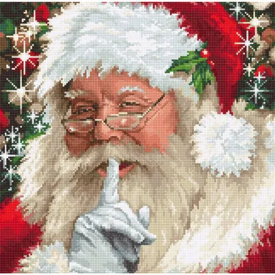 Obrázok produktu pre Súprava na vyšívanie krížikom "Santa", 26x25cm