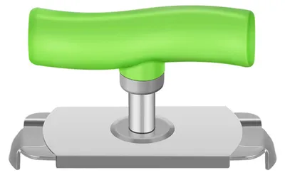 Produktbild von Dosenöffner gegen Arthritis, Deckelöffner aus Edelstahl, Zahnraddesign, ergonomischer Dosenöffner für Deckel, 2,5 bis 10,2 cm Griff, leicht zu drehen, Küchenwerkzeug für Senioren und Menschen mit schwachen Händen
