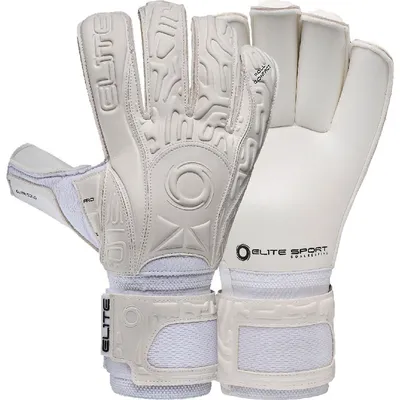 Produktbild von Elite Sport Solo White Torwarthandschuhe - Weiß  | Größe: 11