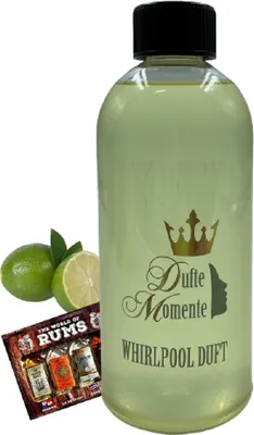 Produktbild von Dufte Momente | Whirlpool Duft 500ml | Cuba Sunset (Geranium, Mojito, Rum) | mit naturreinen und natürlichen ätherischen Ölen | kein Schaum | vegan