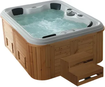 Image de Spa de massage Outdoor-Spa Bain à remous Whirlwanne 210x180 cm