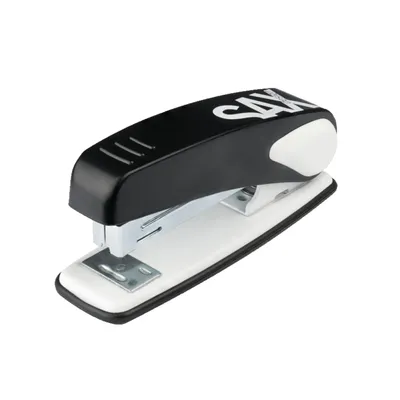 Produktbild von SAX Heftgerät Design M 24/6 26/6 fest/lösbar/nageln 25 Bl. (80 g/m²) Metall/Kunststoff schwarz