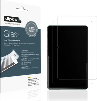 Produktbild von 2x Schutzfolie für Motorola Tab G70 matt - Anti-Shock 9H Folie dipos Glass Kunststoffglas
