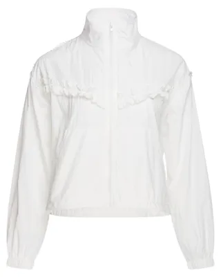 Produktbild von Damen Jacke mit Stehkragen und Reißverschluss vorne, Farbe weiss, Größe M