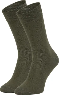 Produktbild von Socken für Damen & Herren Lange Baumwollsocken, 36-40, Olive (Green Olive)