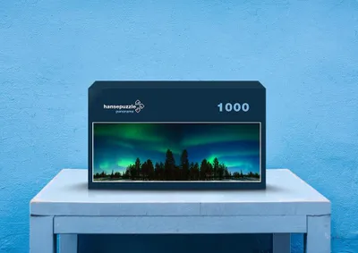 Produktbild von hansepuzzle 70373 - Finnland Puzzle, 1050 Teile, Natur, 60,0 x 46,0cm mit hochwertiger Aufbewahrung, Kartonbox und wiederverschließbarem Beutel