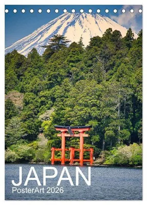 Produktbild von Japan PosterArt 2024 (Tischkalender 2026 DIN A5 hoch), CALVENDO Monatskalender