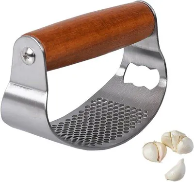 Produktbild von Knoflookpers Edelstahl für feine Knoblauchzubereitung und Reinigung