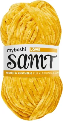 Zdjęcie produktu dla myBoshi Samt, Żółty, Poliester, 100 m, 100% Polyester, 5 - 7, OEKO-TEX certified