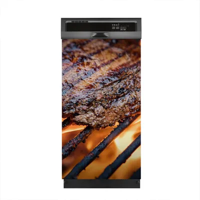Produktbild von Aufkleber sticker 45x80 cm Dekorative folie Spülmaschine - Steak auf dem Grill