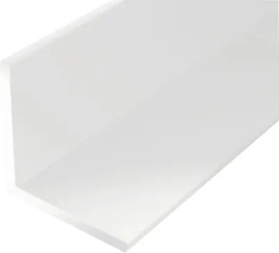 Produktbild von Winkelprofil PVC weiß 25x25x1,8 mm, 1 m