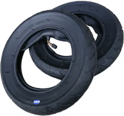 Produktbild von 2x Reifen & 2x Schlauch 10x2.125 E-Scooter Elektroroller Kinderwagen Seifenkiste