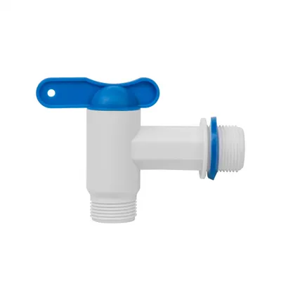 Zdjęcie produktu dla BRADAS Zawór ogrodowy PP wlot 3/4", wylot 3/4", biały GTM3434PP/WHITE / L BR-GTM3434PP_WHITE_L