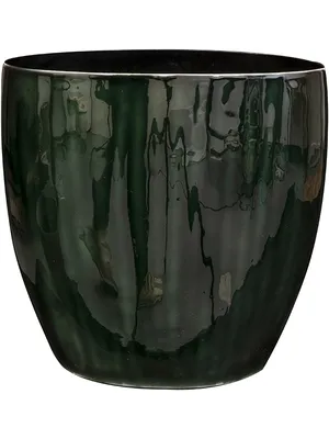 Produktbild von Ter Steege Blumentopf Metall Piniengrün-Multicolor D 27 cm H 26 cm