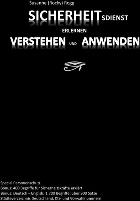 Produktbild von Sicherheitsdienst erlernen, verstehen und anwenden