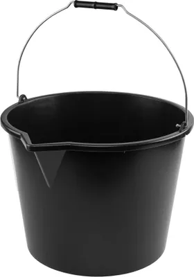 Produktbild von Bradas Baueimer mit Ausgießer 16 Liter PP schwarz