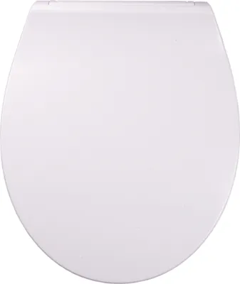 Produktbild von SANILO WC-Sitz mit Absenkautomatik Flat Weiß, Toilettendeckel direkt vom Hersteller, Klodeckel, Klobrille, WC Deckel, Toilettensitz, Toilettenbrille