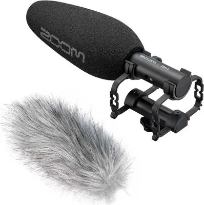 Image de Zoom ZSG-1 Microphone directionnel avec bonnette anti-vent à peau